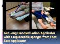 Get Long Handled Lotion Applicator  with a replaceable sponge  from Foot Ease Applicator PowerPoint PPT Presentation
