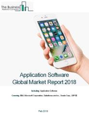 Application Software Global Market Report 2018