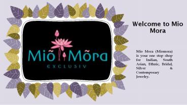 Indian Jewelry in USA Miomora.com