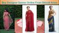 Buy Designer Sarees Online From Shivali Arora