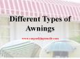 Different Types of Awnings PowerPoint PPT Presentation