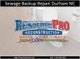 Sewage Backup Repair Durham NC PowerPoint PPT Presentation
