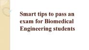 Biomedical Engineering Online Course