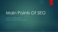 main points of seo PowerPoint PPT Presentation