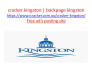 cracker kingston |backpage kingston