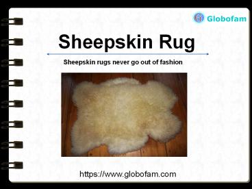 Best Quality Sheepskin Rug Online - Globofam