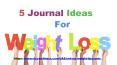 5 Journal Ideas For Weight Loss PowerPoint PPT Presentation