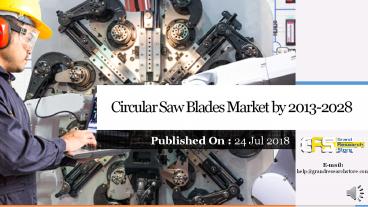 Circular saw blades market by 2013 2028