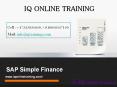 Brief Introduction to SAP Simple Finance| Key Features | IQ Online Training PowerPoint PPT Presentation