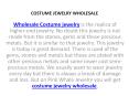 COSTUME JEWELRY WHOLESALE PowerPoint PPT Presentation