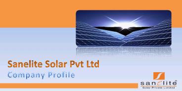 Sanelite Solar Pvt Ltd