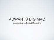 Introduction to Digital Marketing by Adwants Digimac