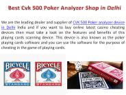 Best CVK 500 Poker Analyzer Device in Delhi