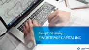 Joseph Shalaby - E MORTGAGE CAPITAL INC