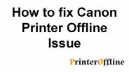 How to fix Canon Printer Offline Issue
