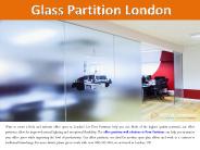 Glass Partition London