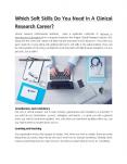 Which Soft Skills Do You Need In A Clinical Research Career? -ACRI (1) PowerPoint PPT Presentation