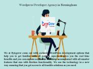 Wordpress Developer Agency in Birmingham