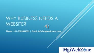 Why business needs a website?