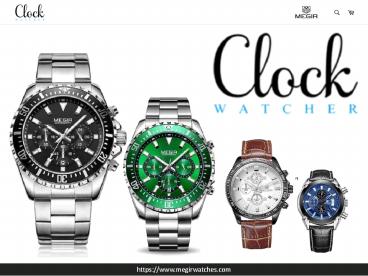 Megir Watches Store - Quality & Affordable Watches For Men