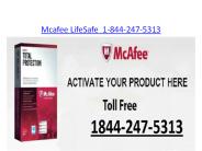 McAfee LIfe Safe 1844-247-5313  | McAfee Internet Security