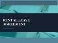 Rental Lease Agreement PowerPoint PPT Presentation