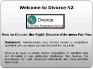 Divorce Papers at divorcenz
