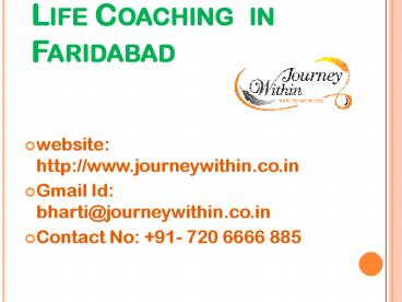 Life Coaching  in Faridabad