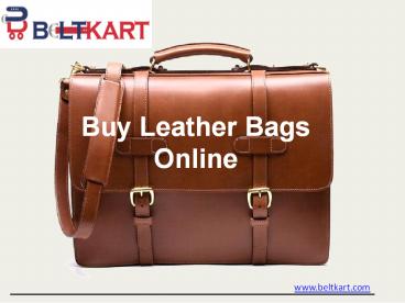 Buy Leather Bags Online