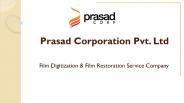 Film Digitization & Film Restoration