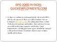Bpo jobs in India PowerPoint PPT Presentation