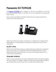 Panasonic KX-TG9542B - GoHeadsets