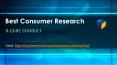 Best Consumer Research PowerPoint PPT Presentation