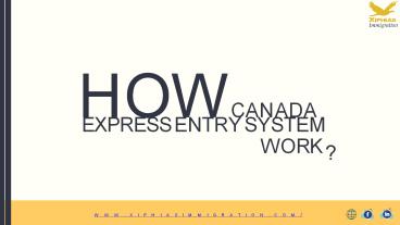 Canada Visa Express Entry System for Canadian Immigration