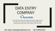 Data Entry Company in USA