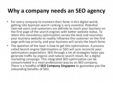 SEO Expert Singapore, Best SEO Services Company