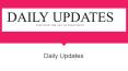 Daily News Updates PowerPoint PPT Presentation