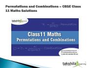 Permutations and Combinations – CBSE Class 11 Maths Solutions