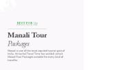 Manali Tour Packages | Himachal Travel Time