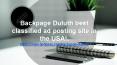 Backpage Duluth best classified ad posting site in the USA!. PowerPoint PPT Presentation
