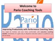 Performance coaching tools, coaching assessment tools