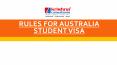 Rules for Australia Student Visa 2018 PowerPoint PPT Presentation