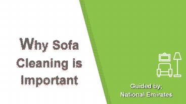Sofa Cleaning Services | National Emirates