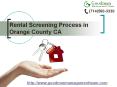 Rental Screening Process in Orange County CA PowerPoint PPT Presentation