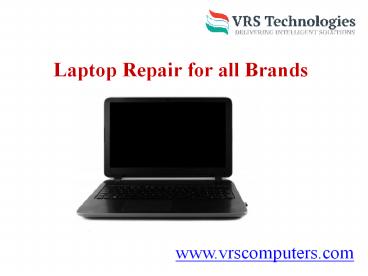 Laptop Repair - HP Laptop Service Center Dubai