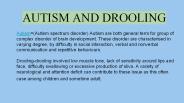 autism and drooling