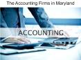 Contact with the Accounting Firms in Maryland PowerPoint PPT Presentation