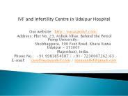 IVF and Infertility Centre in Udaipur Hospital