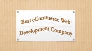 Best Ecommerce Web Development Company