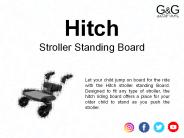 Hitch stroller standing board | Ride-on board